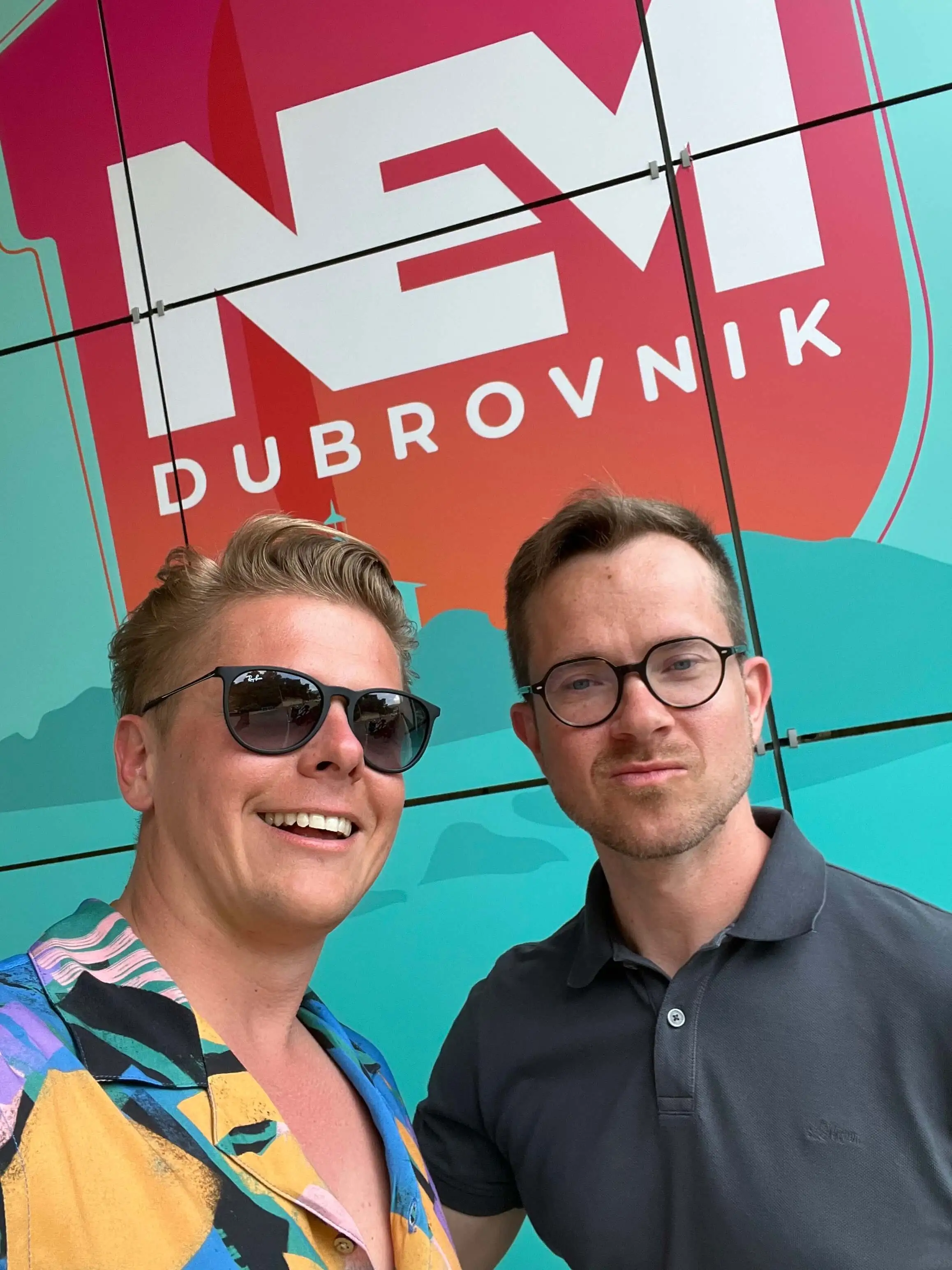 Mike and Jakub in Dubrovnik