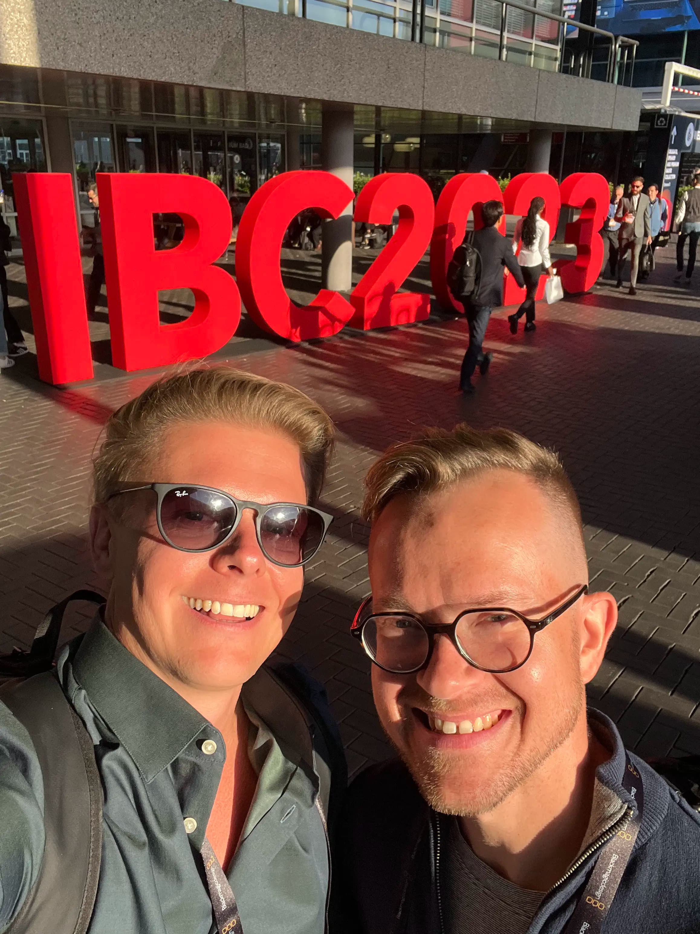 Mike and Jakub on IBC2023