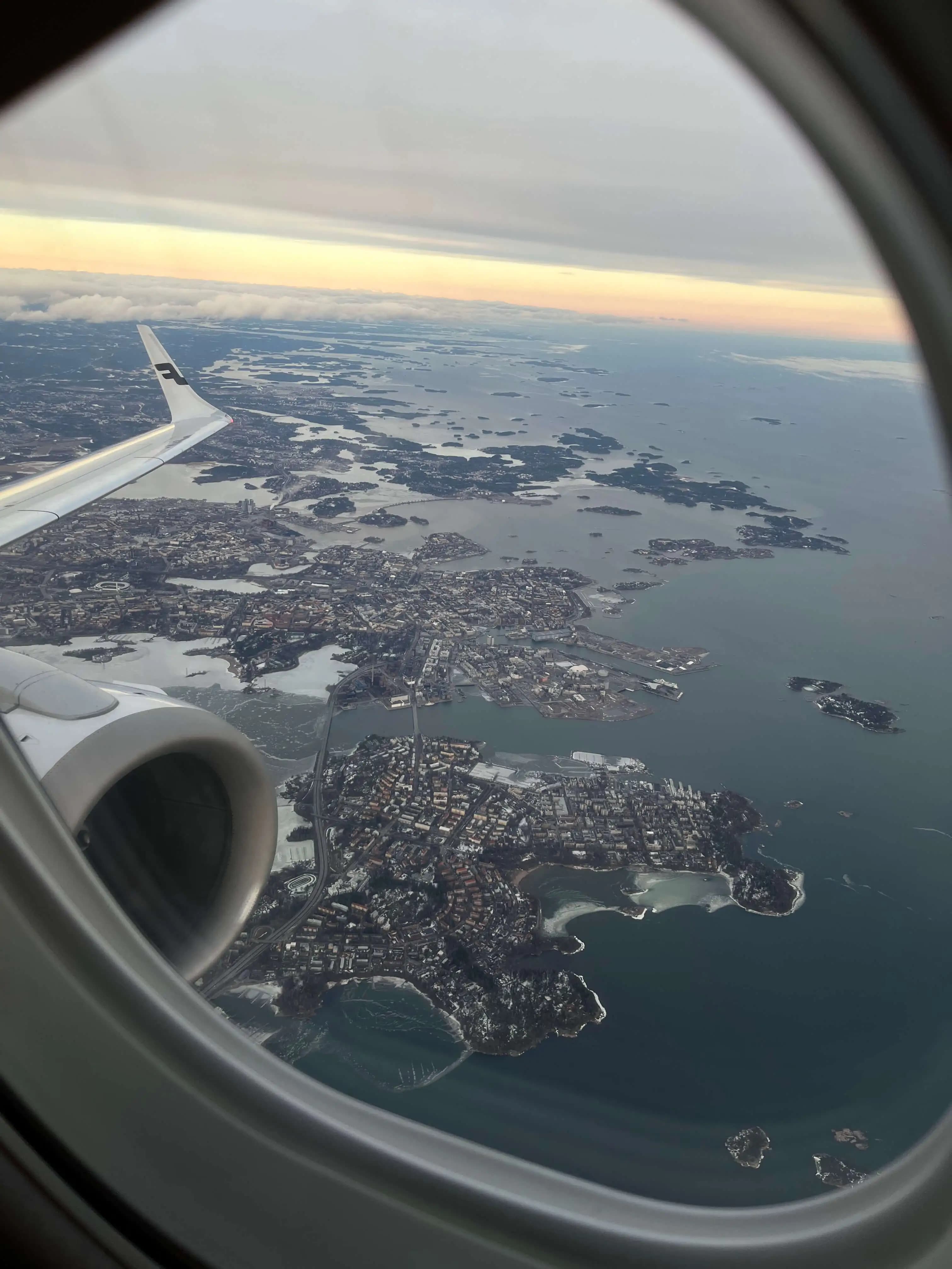 view from plane